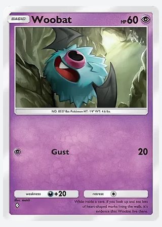 Woobat — catalogusbeeld