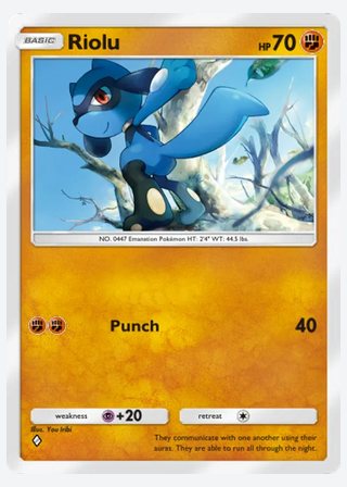 Riolu — catalogusbeeld