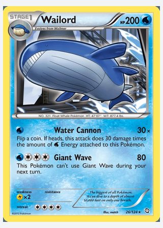 Wailord — catalogusbeeld