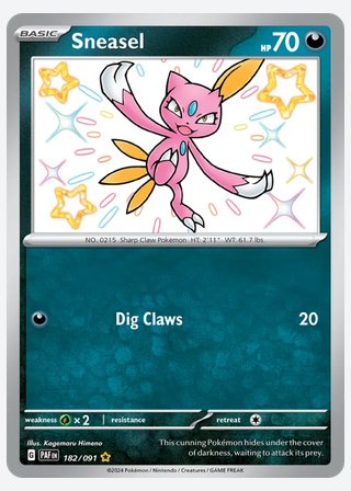 Sneasel — catalogusbeeld