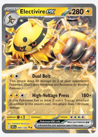 Electivire ex — catalogusbeeld