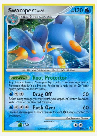 Swampert — catalogusbeeld