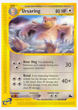 Ursaring — catalogusbeeld