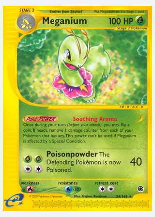 Meganium — catalogusbeeld