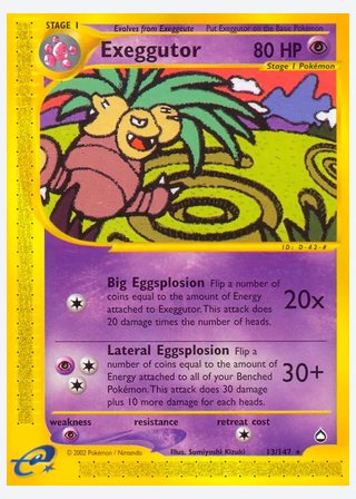 Exeggutor — catalogusbeeld
