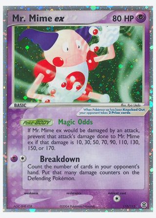 Mr. Mime ex — catalogusbeeld