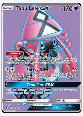 Tapu Lele GX — catalogusbeeld