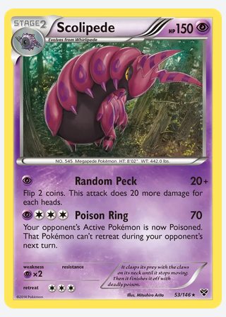 Scolipede — catalogusbeeld