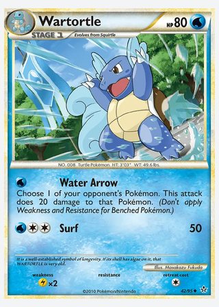 Wartortle — catalogusbeeld