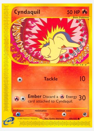 Cyndaquil — catalogusbeeld