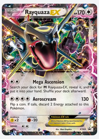 Rayquaza EX — catalogusbeeld