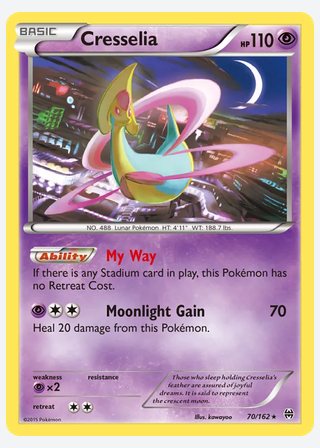 Cresselia — catalogusbeeld