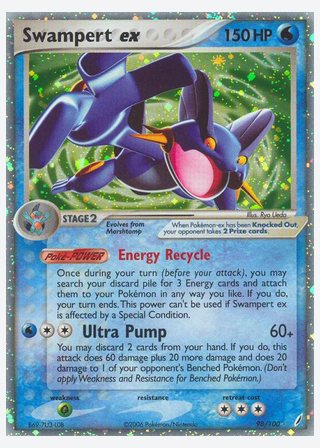 Swampert ex — catalogusbeeld
