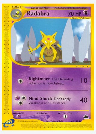 Kadabra — catalogusbeeld