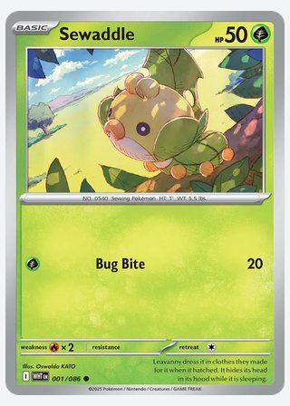 Sewaddle — catalogusbeeld
