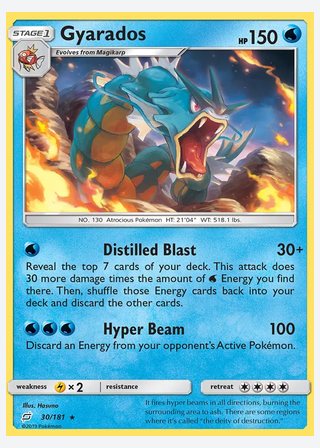 Gyarados — catalogusbeeld