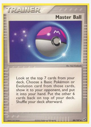 Master Ball — catalogusbeeld