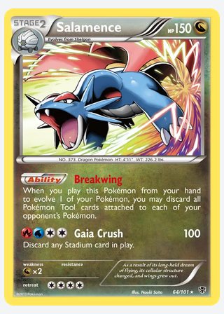 Salamence — catalogusbeeld
