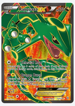 Rayquaza-EX — catalogusbeeld