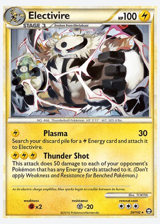 Electivire — catalogusbeeld