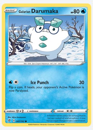 Galarian Darumaka — catalogusbeeld