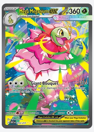 Mega Meganium ex — catalogusbeeld