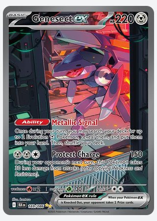 Genesect ex — catalogusbeeld