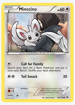 Minccino — catalogusbeeld