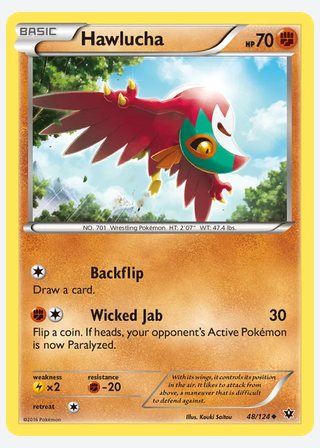 Hawlucha — catalogusbeeld