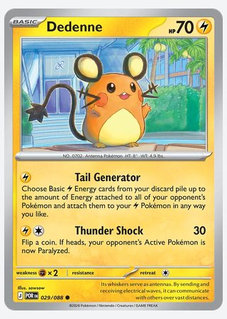 Dedenne — catalogusbeeld