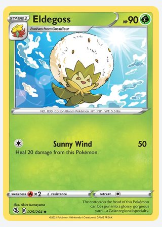 Eldegoss — catalogusbeeld