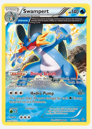 Swampert — catalogusbeeld