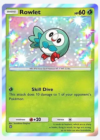 Rowlet — catalogusbeeld