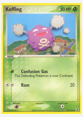Koffing — catalogusbeeld