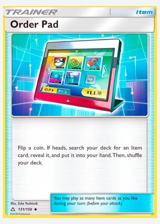 Order Pad — catalogusbeeld