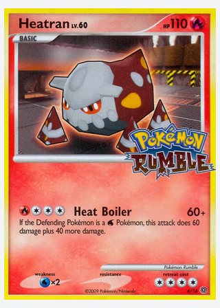 Heatran — catalogusbeeld