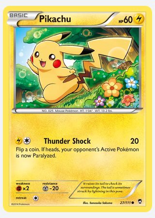 Pikachu — catalogusbeeld