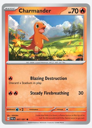 Charmander — catalogusbeeld