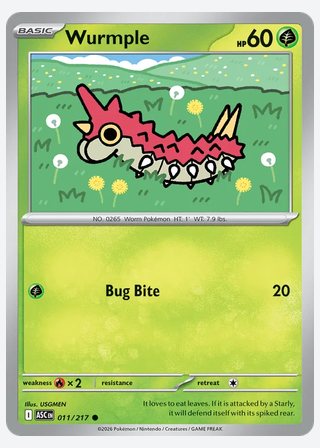 Wurmple — catalogusbeeld