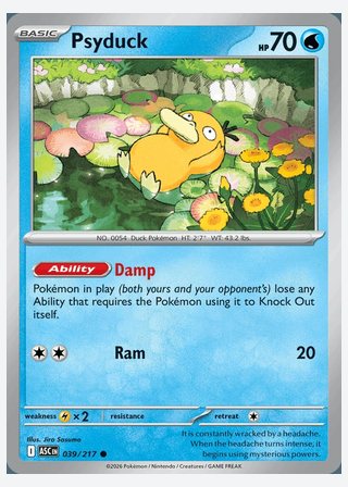 Psyduck — catalogusbeeld