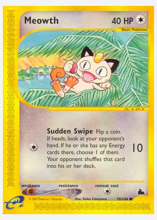 Meowth — catalogusbeeld