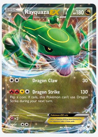 Rayquaza EX — catalogusbeeld