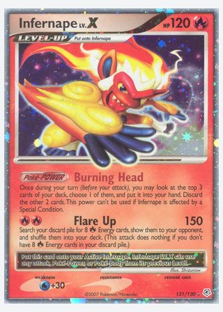 Infernape — catalogusbeeld