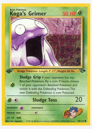 Koga's Grimer — catalogusbeeld