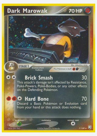 Dark Marowak — catalogusbeeld