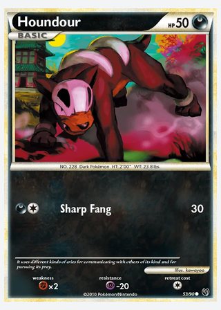 Houndour — catalogusbeeld