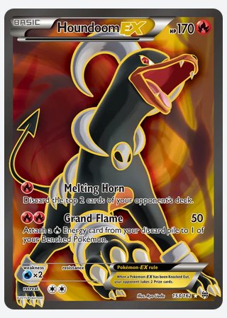 Houndoom EX — catalogusbeeld