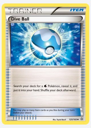 Dive Ball — catalogusbeeld
