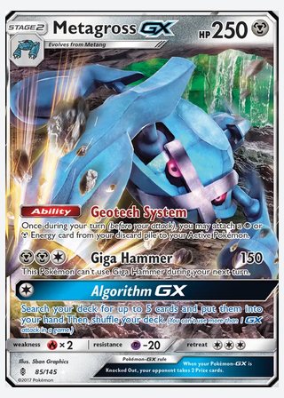 Metagross GX — catalogusbeeld