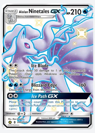 Alolan Ninetales-GX — catalogusbeeld
